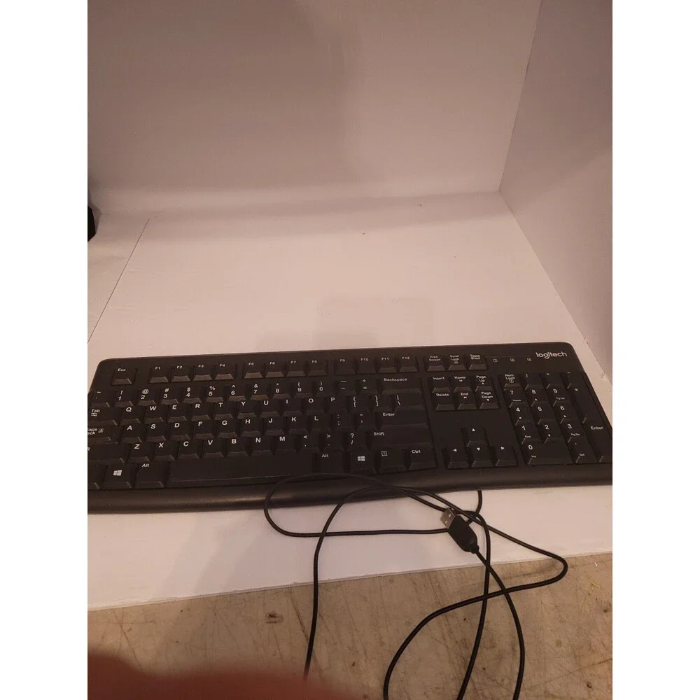 Logitech K120 Wired Membrane Keyboard with Numpad - Tested